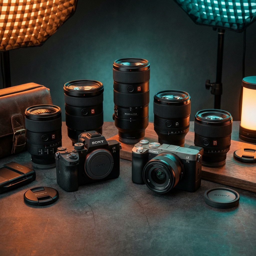 อุปกรณ์ถ่ายภาพมืออาชีพ SONY A7III และ A7C พร้อมเลนส์ G-Master Series ของช่างภาพ ClubsxAI