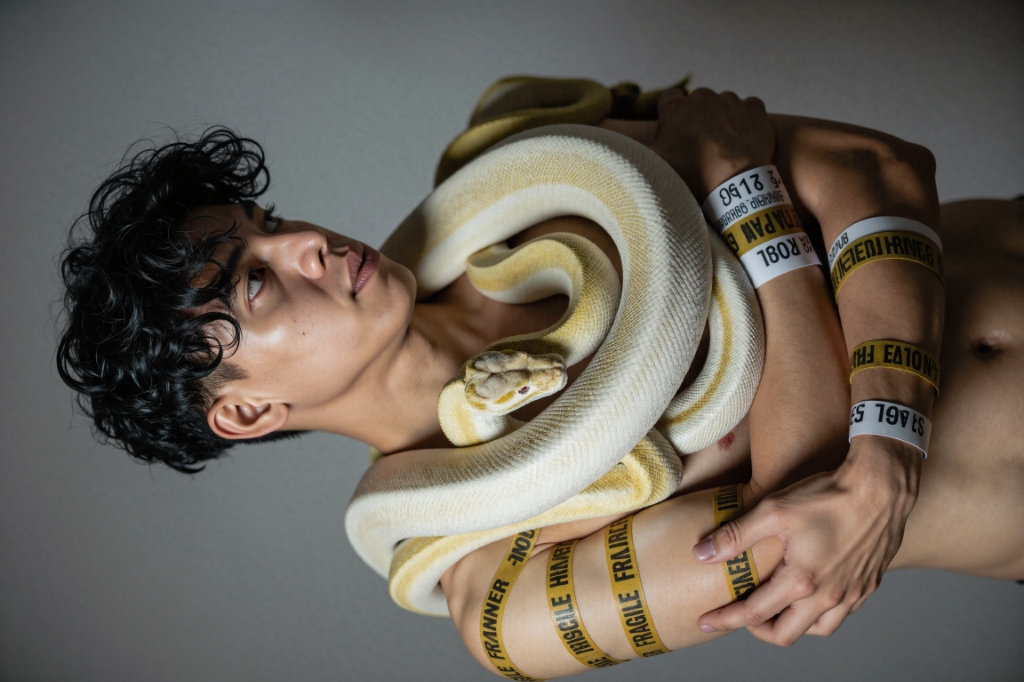 ClubsxAI - Premium Portrait Photography by Bo in Bangkok | Snake Motif Creative Shot