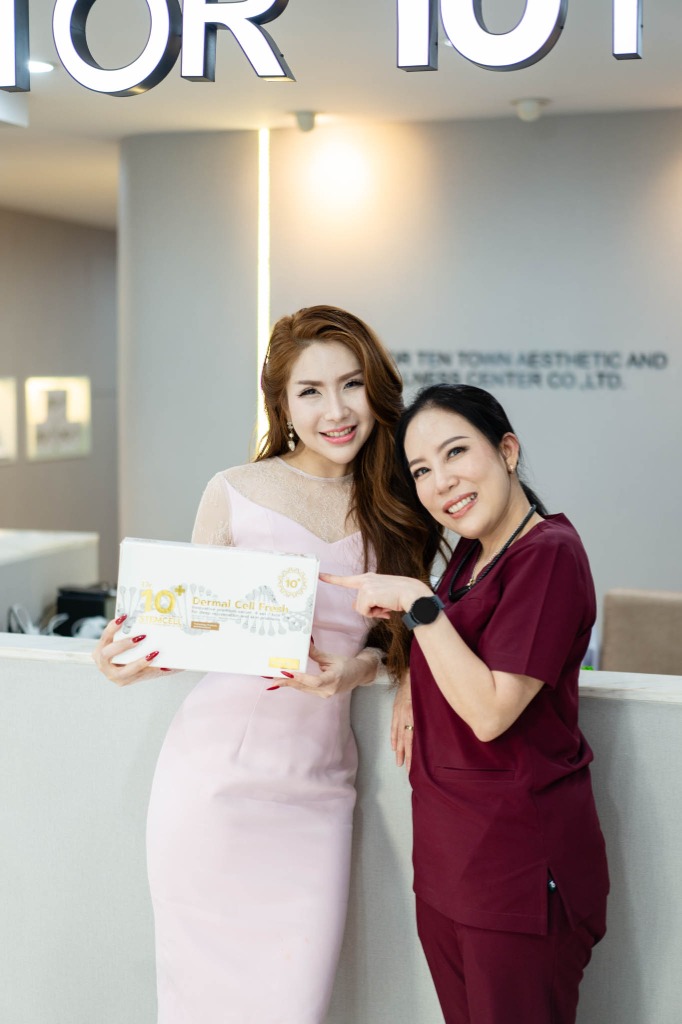 Commercial promotional photo for a medical or clinic brand with a polished, editorial look